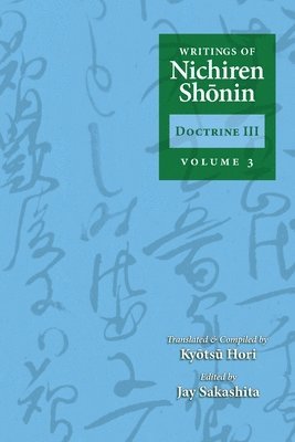 bokomslag Writings of Nichiren Shonin Doctrine 3