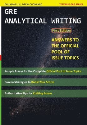 bokomslag GRE Analytical Writing