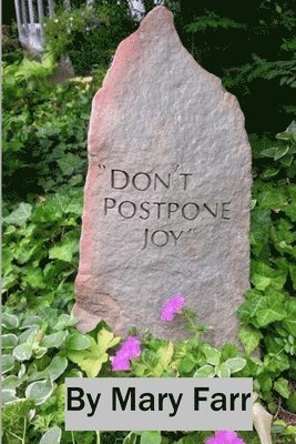 Mary Farr - Don't Postpone Joy, Häftad
