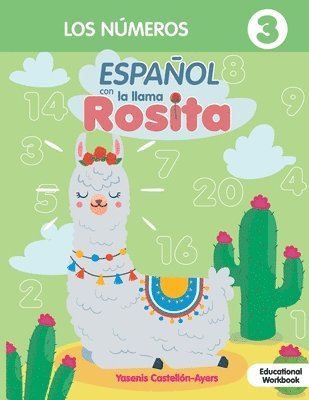 bokomslag Espanol con la llama Rosita Los Numeros