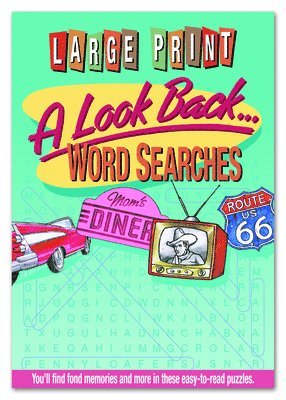 Product Concept Editors - Large Print a Look Back Word Searches, Häftad