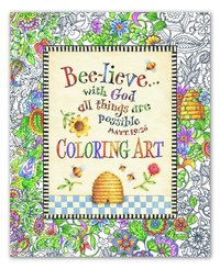 bokomslag Bee-Lieve...with God All Things Are Possible Coloring Art