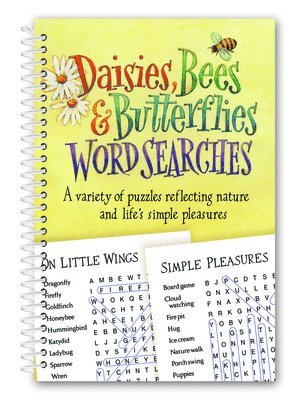 Daisies, Bees & Butterflies Word Searches