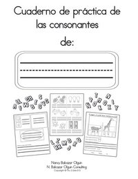bokomslag Cuaderno de prctica de las consonantes