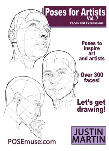 bokomslag Poses for Artists Volume 7 - Faces and Expressions
