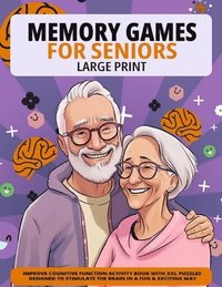 bokomslag Large Print Memory Games For Seniors