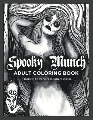 Spooky Munch Adult Coloring Book 1