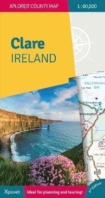 bokomslag The Xploreit Map of County Clare Ireland