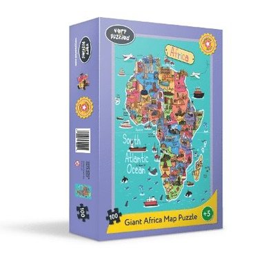 bokomslag Africa Map Puzzle (100 pieces)