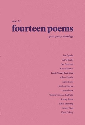 fourteen poems issue 14: a queer poetry anthology 1