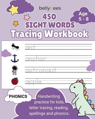 bokomslag 450 Sight Words Tracing Workbook