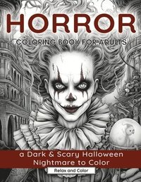 bokomslag Horror Coloring Book for Adults