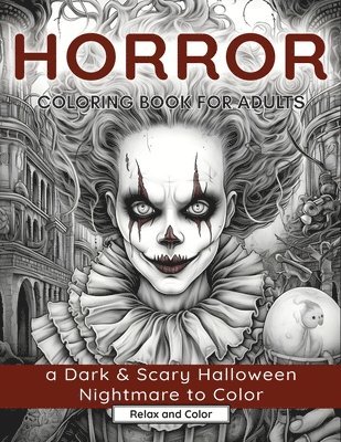 bokomslag Horror Coloring Book for Adults