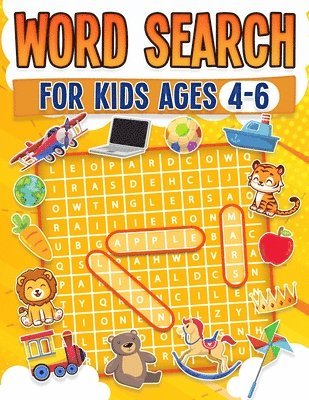 Word Search For Kids Ages 4-6 | 100 Fun Word Search Puzzles | Kids Activity Book | Large Print | Paperback 1