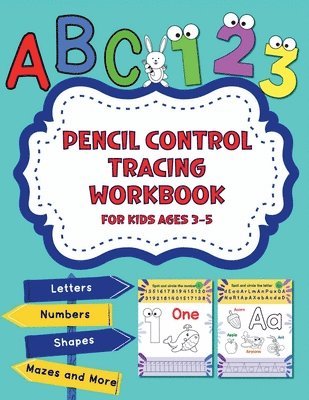 bokomslag Pencil Control Tracing Workbook for Kids Ages 3-5