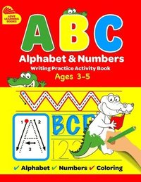 bokomslag ABC Alphabet & Numbers Writing Practice Book