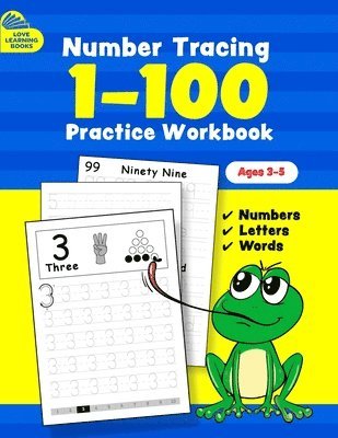 Turner - Number Tracing Book for Preschoolers and Kids, Häftad