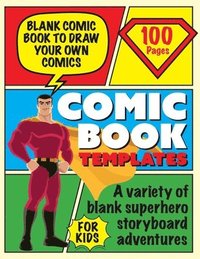 bokomslag Blank Comic Book Draw Tour Own Comics