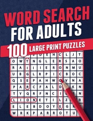 bokomslag Word Search For Adults | 100 Large Print Puzzles