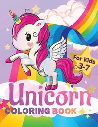 bokomslag Unicorn Coloring Book for Kids Ages 3-7