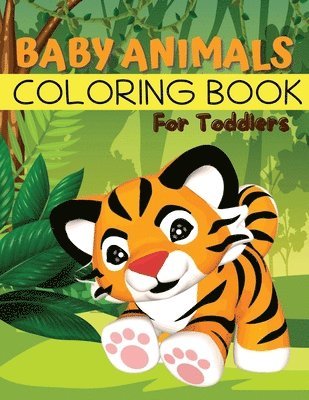 bokomslag Baby Animals Coloring Book for Toddlers