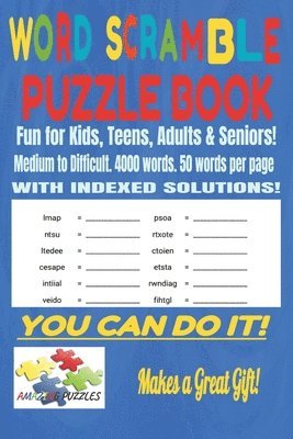 bokomslag Word Scramble Puzzle Book