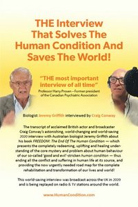 bokomslag THE Interview That Solves The Human Condition And Saves The World!