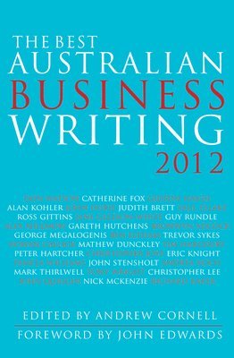 bokomslag The Best Australian Business Writing 2012