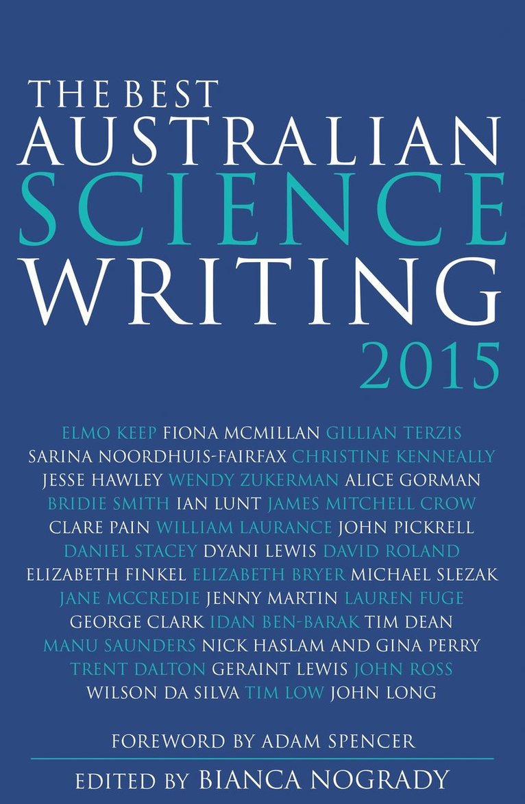 Bianca Nogrady, Bianca Nogrady - Best Australian Science Writing 2015, Häftad