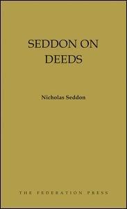 bokomslag Seddon on Deeds