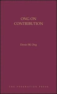 Denis SK Ong - Ong on Contribution, Häftad
