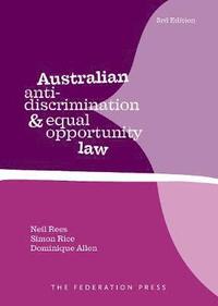 bokomslag Australian Anti-Discrimination and Equal Opportunity Law