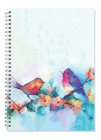 bokomslag Watercolor Birds A5 Spiral Notepad