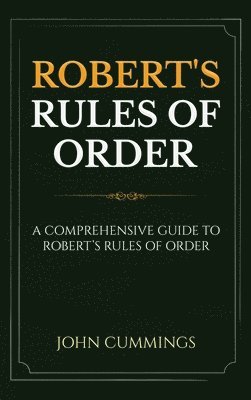 bokomslag Robert's Rules of Order