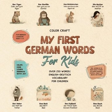 bokomslag My First German Words Book For Kids