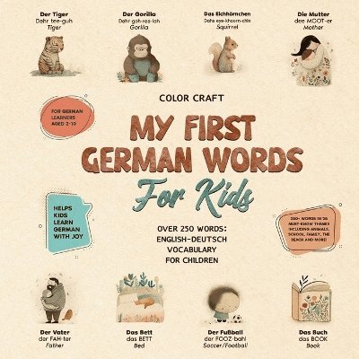 My First German Words Book For Kids 1