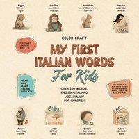 bokomslag My First Italian Words Book For Kids