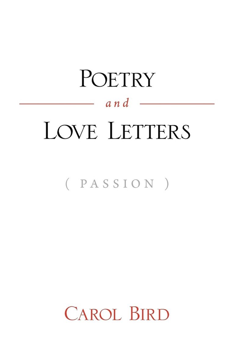 Poetry and Love Letters 1