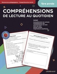 bokomslag Canadian French Daily Reading Comprehension Grade 1