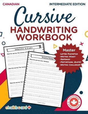 Cassie Hatt - Intermediate Cursive Handwriting Workbook, Häftad