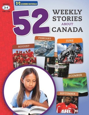 bokomslag 52 Weekly Nonfiction Stories About Canada Grades 3-4