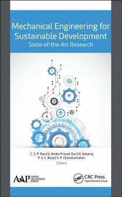 Mechanical Engineering for Sustainable Development: State-of-the-Art Research 1