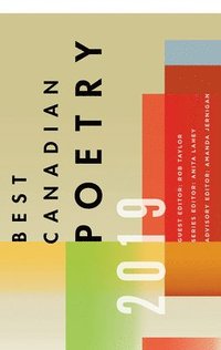 bokomslag Best Canadian Poetry 2019
