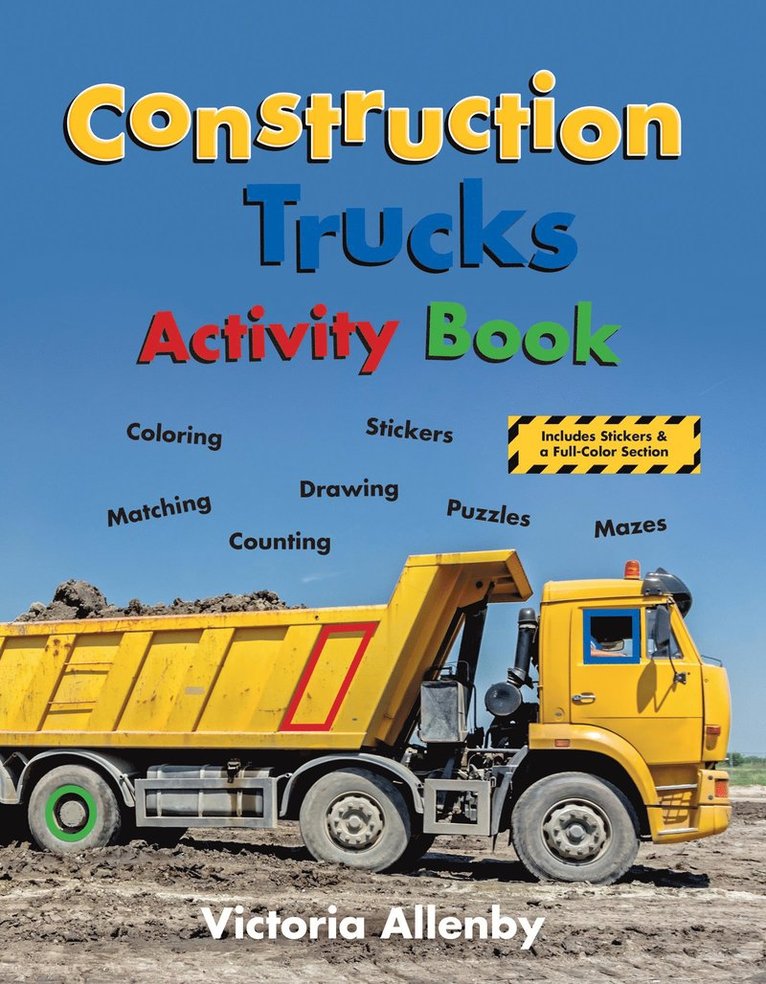 Victoria Allenby - Construction Trucks Activity Book, Häftad
