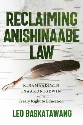 bokomslag Reclaiming Anishinaabe Law