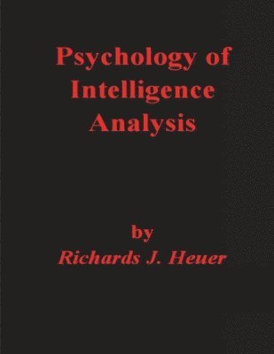 bokomslag Psychology of Intelligence Analysis