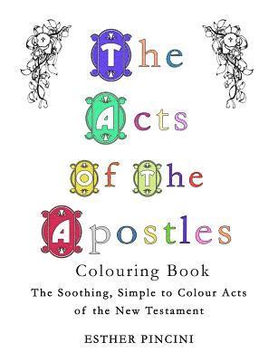 bokomslag The Acts of the Apostles Colouring Book