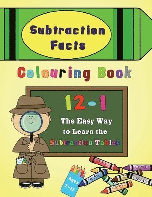 bokomslag Subtraction Facts Colouring Book 12-1