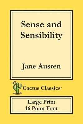 bokomslag Sense and Sensibility (Cactus Classics Large Print)