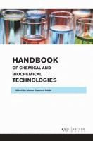 bokomslag Handbook of Chemical and Biochemical Technologies